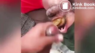 Brazilian guy cums into a shit filled mouth, ScatKings.com Scat Porn 1 ScatKings.com Scat Porn