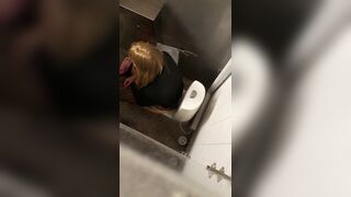 Cute girl shitting in public restroom, ScatKings.com Scat Porn 16 ScatKings.com Scat Porn