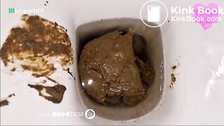 Girl push pain constipated, ScatKings.com Scat Porn 2 ScatKings.com Scat Porn
