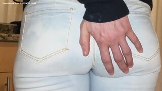 Light Pink Double Jeans Poop, ScatKings.com Scat Porn 5 ScatKings.com Scat Porn