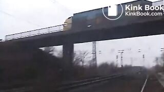 NSG biig diarrhea on rail, ScatKings.com Scat Porn 7 ScatKings.com Scat Porn