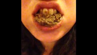Pig chews and swallows her own shit., ScatKings.com Scat Porn 13 ScatKings.com Scat Porn