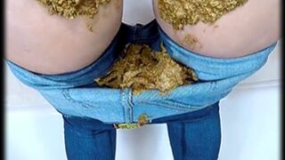 Shitty Blue Jeans - Rough-Cut, ScatKings.com Scat Porn 4 ScatKings.com Scat Porn
