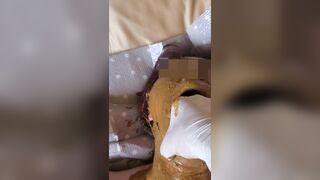 Shoving shit down her throat part 1, ScatKings.com Scat Porn 4 ScatKings.com Scat Porn