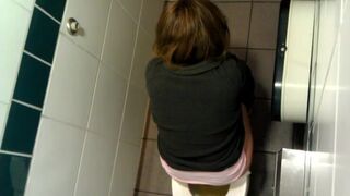Spy girl pooping at public toilet - 2, ScatKings.com Scat Porn 10 ScatKings.com Scat Porn